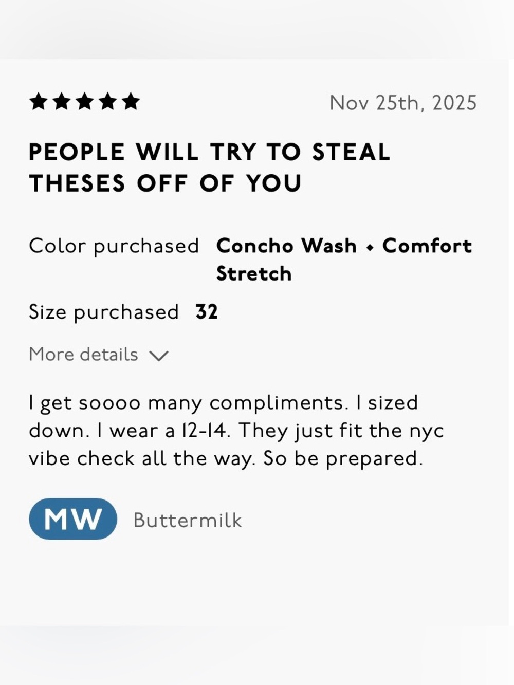 NWT: Madewell Tapered Denim Trousers, Size W 26 - Picture 12 of 13